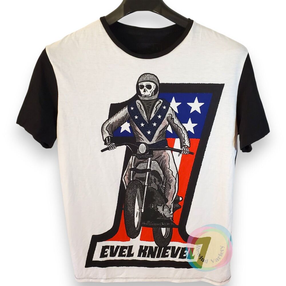 Skeleton Daredevil Graphic Tee L